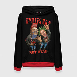 Женская толстовка Punks Not Dead - панки хой