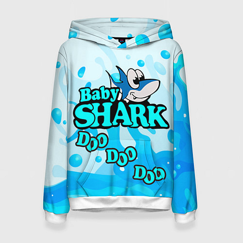 Женская толстовка Baby Shark Doo-Doo-Doo / 3D-Белый – фото 1