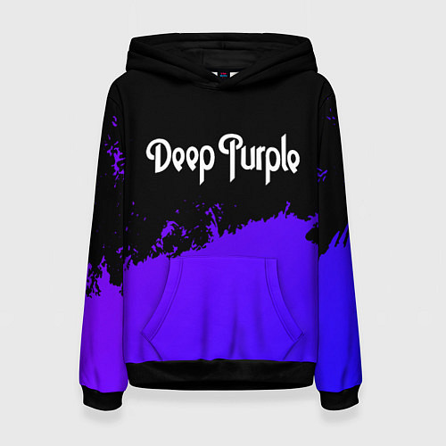 Женская толстовка Deep Purple purple grunge / 3D-Черный – фото 1