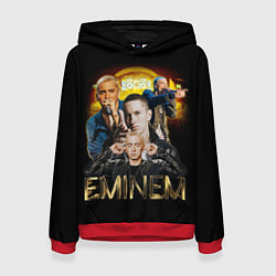 Толстовка-худи женская Eminem, Marshall Mathers, цвет: 3D-красный