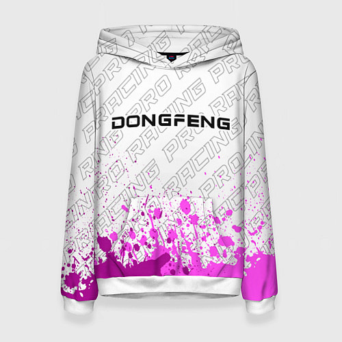 Женская толстовка Dongfeng pro racing: символ сверху / 3D-Белый – фото 1