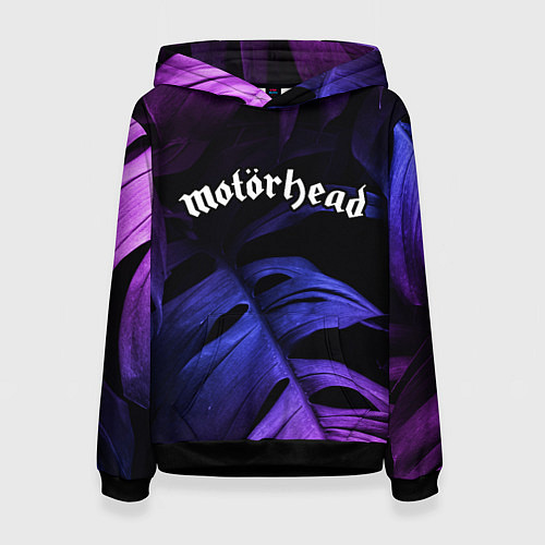 Женская толстовка Motorhead neon monstera / 3D-Черный – фото 1