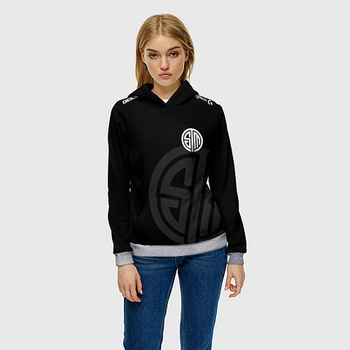 Женская толстовка Форма Team Solo Mid / 3D-Меланж – фото 3