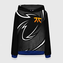 Толстовка-худи женская Fnatic - white line, цвет: 3D-синий