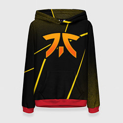 Толстовка-худи женская Fnatic - csgo - gold edition, цвет: 3D-красный