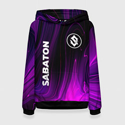 Женская толстовка Sabaton violet plasma