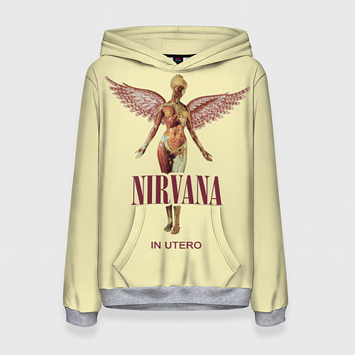 Женская толстовка Nirvana - In utero / 3D-Меланж – фото 1