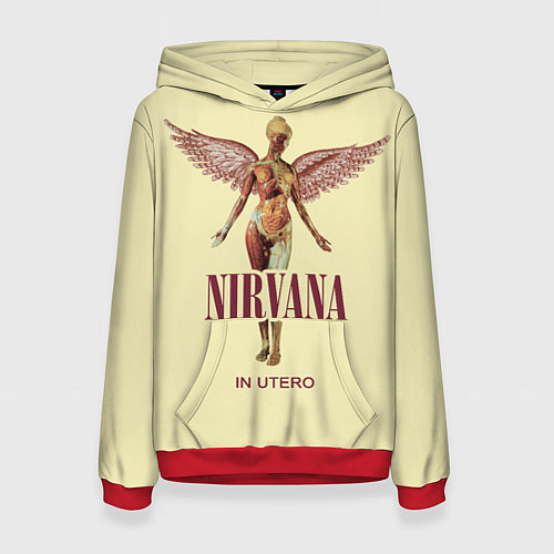Женская толстовка Nirvana - In utero / 3D-Красный – фото 1