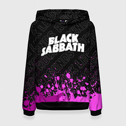 Женская толстовка Black Sabbath rock legends: символ сверху