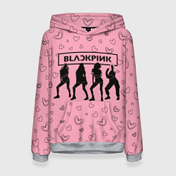 Женская толстовка Blackpink силуэт