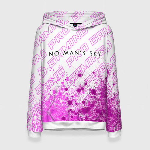 Женская толстовка No Mans Sky pro gaming: символ сверху / 3D-Белый – фото 1