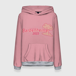 Толстовка-худи женская Barbenheimer PINK EDITION, цвет: 3D-меланж