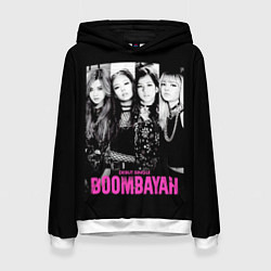 Толстовка-худи женская Blackpink Boombayah, цвет: 3D-белый