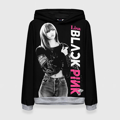 Женская толстовка Blackpink Beautiful Lisa / 3D-Меланж – фото 1