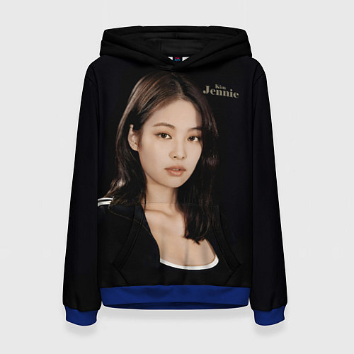 Женская толстовка Blackpink Jennie sportswoman / 3D-Синий – фото 1