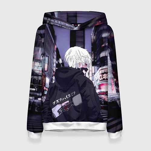 Женская толстовка Kaneki Ken / 3D-Белый – фото 1