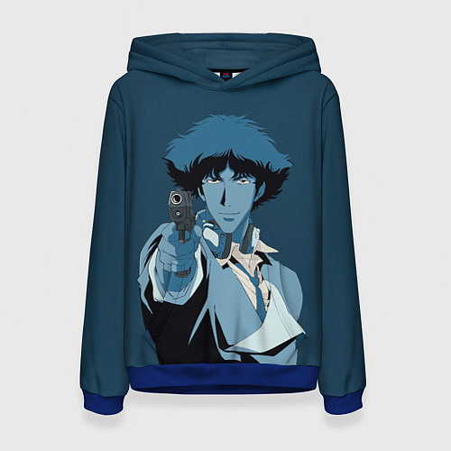 Женская толстовка Spike Spiegel blue / 3D-Синий – фото 1