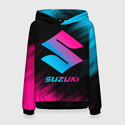 Женская толстовка Suzuki - neon gradient