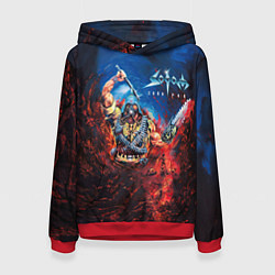 Толстовка-худи женская Sodom Cod red, цвет: 3D-красный