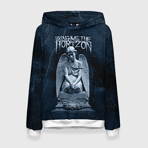 Женская толстовка Bring Me The Horizon Angel / 3D-Белый – фото 1