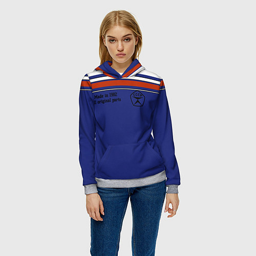 Женская толстовка Made in 1982 / 3D-Меланж – фото 3