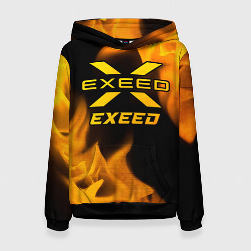 Женская толстовка Exeed - gold gradient / 3D-Черный – фото 1