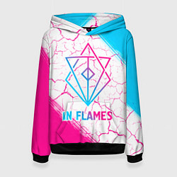 Женская толстовка In Flames neon gradient style