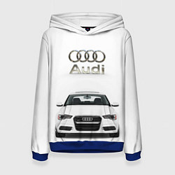 Толстовка-худи женская Audi a5, цвет: 3D-синий