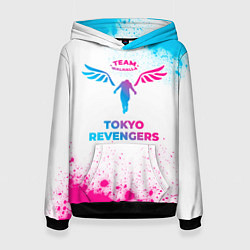 Женская толстовка Tokyo Revengers neon gradient style