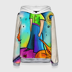 Толстовка-худи женская Le Petit Prince, цвет: 3D-меланж