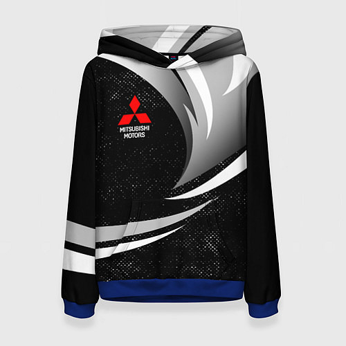 Женская толстовка Митсубиси - строгие оттенки / 3D-Синий – фото 1