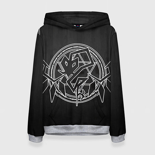 Женская толстовка Touhou Project Эмблема Фландр Скарлет / 3D-Меланж – фото 1