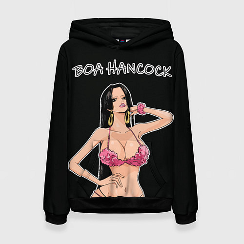 Женская толстовка Боа Хенкок - Ван пис / 3D-Черный – фото 1