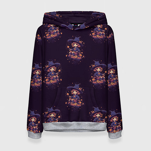 Женская толстовка Милые ведьмочки / 3D-Меланж – фото 1