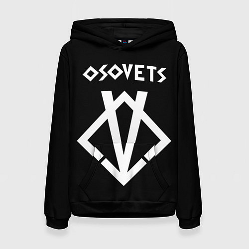 Женская толстовка Osovets metal band / 3D-Черный – фото 1