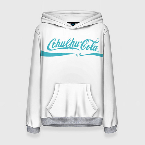 Женская толстовка Ктулху-Кола / 3D-Меланж – фото 1