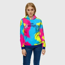 Толстовка-худи женская I Am Kenough Tie-Dye, цвет: 3D-синий — фото 2