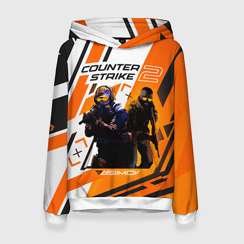 Женская толстовка CS 2 Asiimov / 3D-Белый – фото 1