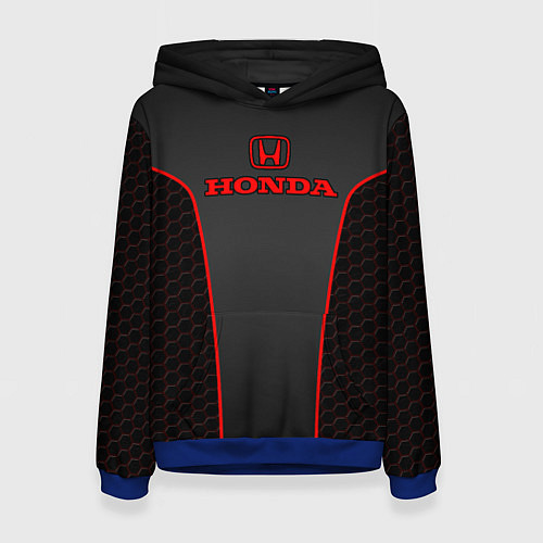 Женская толстовка Honda - униформа красная / 3D-Синий – фото 1