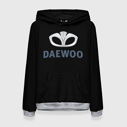 Толстовка-худи женская Daewoo sport auto, цвет: 3D-меланж
