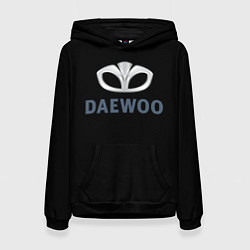 Толстовка-худи женская Daewoo sport auto, цвет: 3D-черный