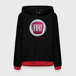 Толстовка-худи женская Fiat sport pro, цвет: 3D-красный