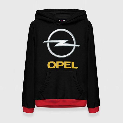 Женская толстовка Opel sport car / 3D-Красный – фото 1