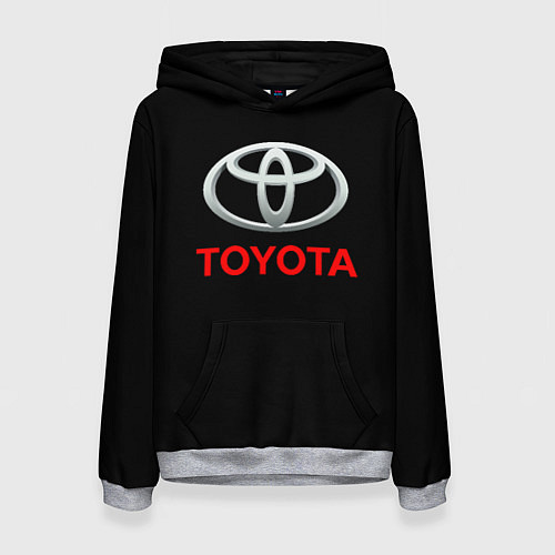 Женская толстовка Toyota sport car / 3D-Меланж – фото 1