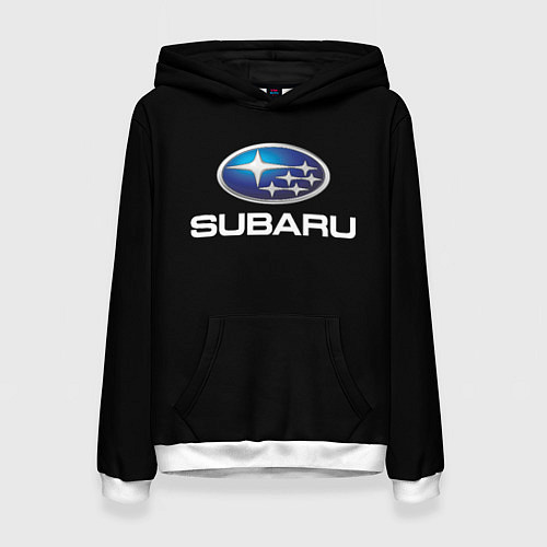 Женская толстовка Subaru sport auto car / 3D-Белый – фото 1