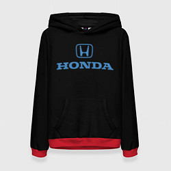 Толстовка-худи женская Honda sport japan, цвет: 3D-красный