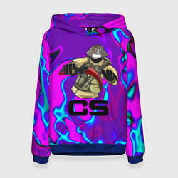 Женская толстовка Cs go neon skin