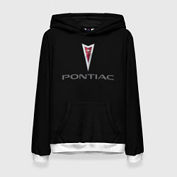Толстовка-худи женская Pontiac auto, цвет: 3D-белый