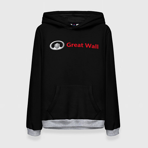 Женская толстовка Great Wall auto / 3D-Меланж – фото 1