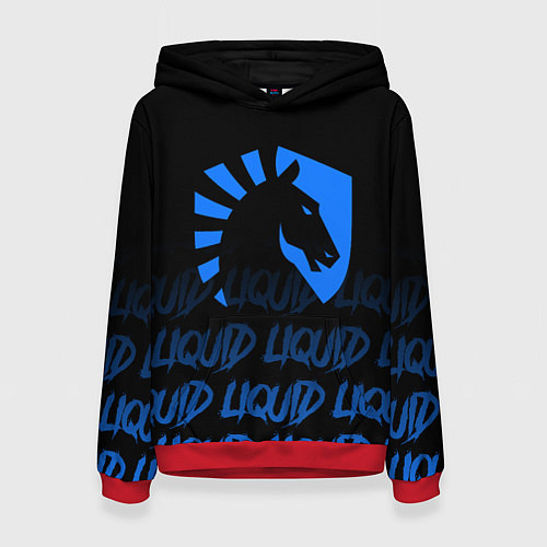 Женская толстовка Team Liquid style / 3D-Красный – фото 1